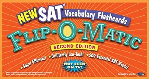 New SAT Vocabulary Flashcards Flip-O-Matic Paperback Kaplan Publi