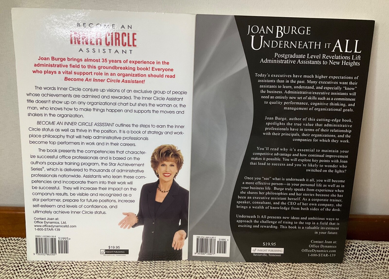 Become an Inner Circle Assistant (2005) & Underneath It All (2009) by Joan Burge