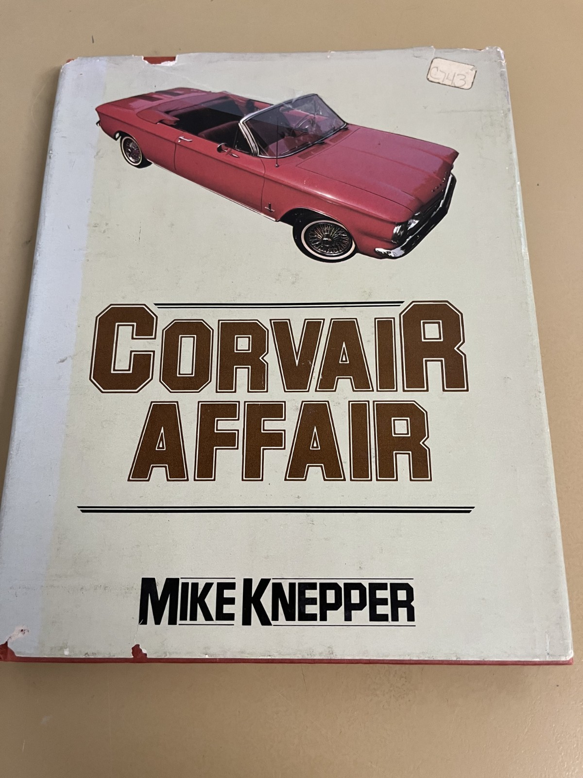 Corvair Affair – by Mike Knepper, Hardcover Book
