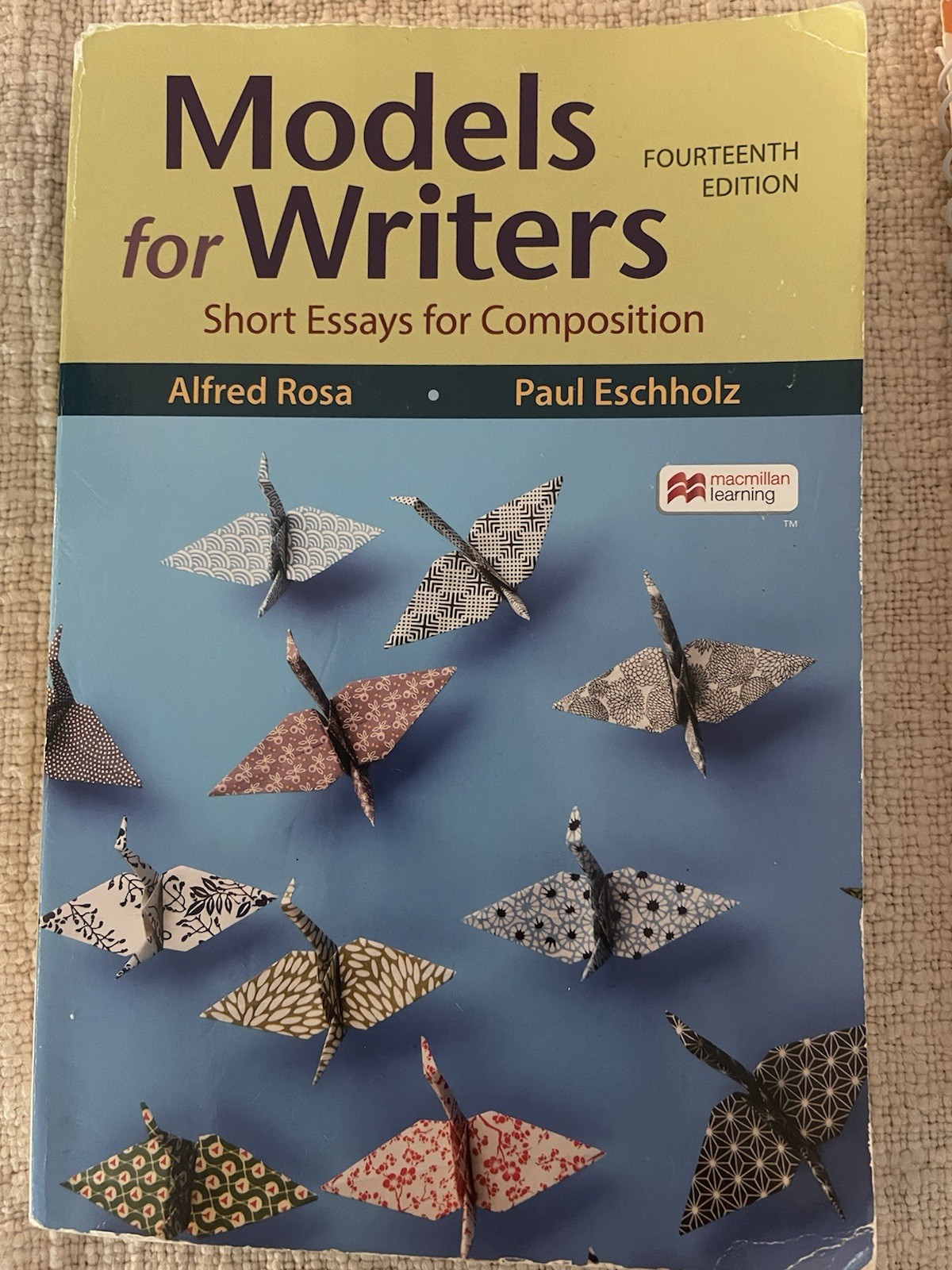 Models for Writers Short Essays for Composition by Alfred F. Rosa 14th Edition