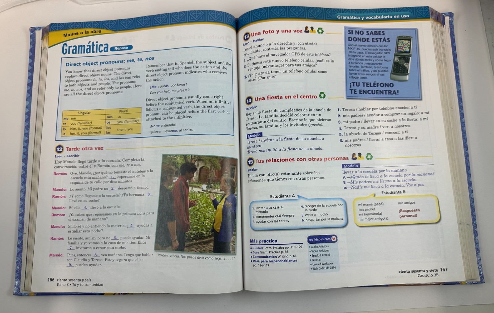 Realidades 2 Spanish Textbook 2011 Boyles Met Sayers Wargin GC Hardcover
