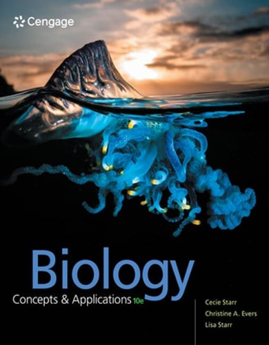 Biology: Concepts and Applications by Cecie Starr: Used