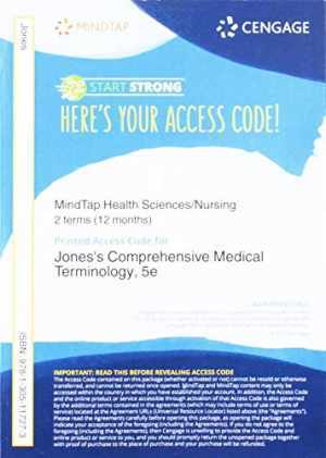 MindTap Medical Terminology, – Printed Access Code, by Jones Betty Davis – New a