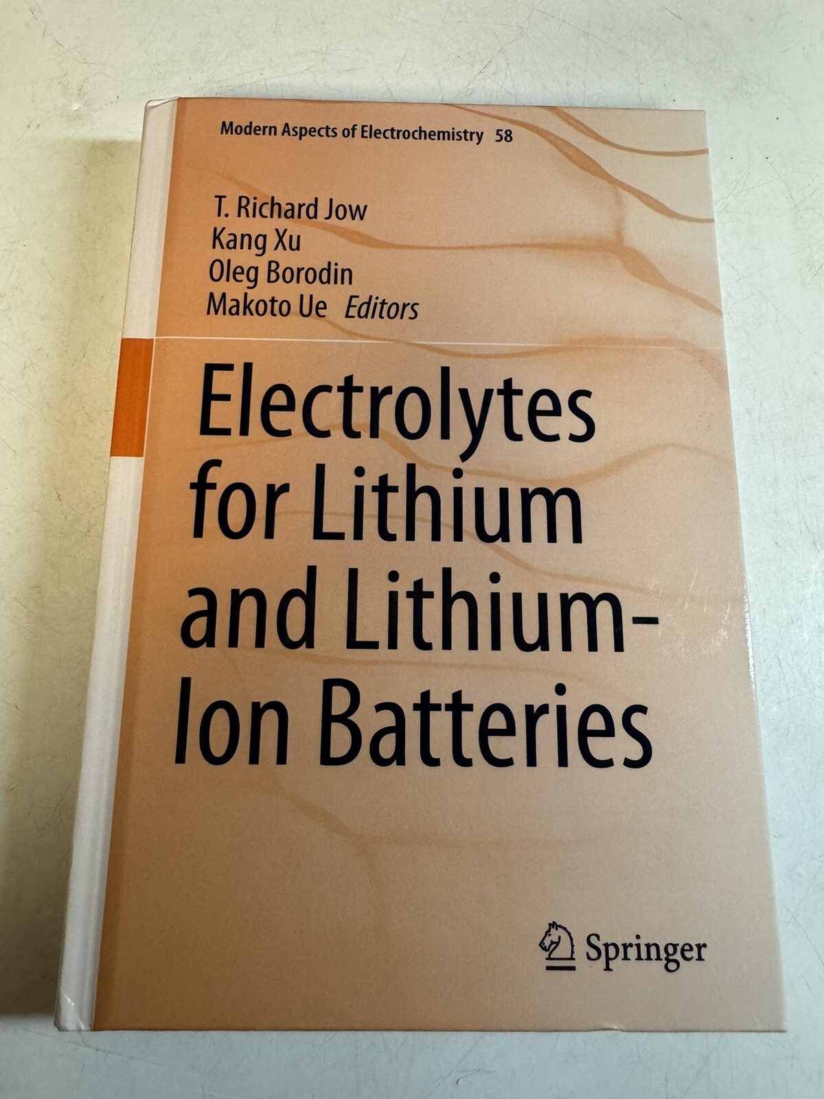 Electrolytes for Lithium and Lithium-Ion Batteries, Hardcover by Jow, T. Rich…