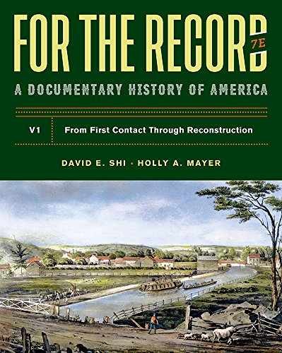 For the Record: A Documentary – Paperback, by Shi David E.; – Acceptable e