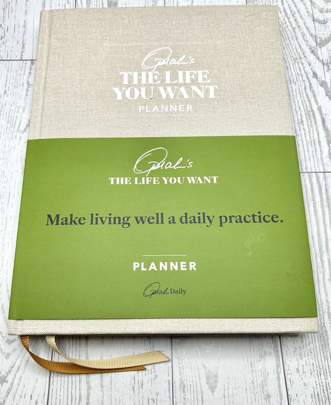 Oprah The Life You Want Planner by Oprah Daily Hardcover New !