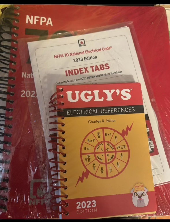 NFPA 70 2023 NEC Code Book + Ugly’s Electrical Ref Spiral + EZ TAB USA STOCK