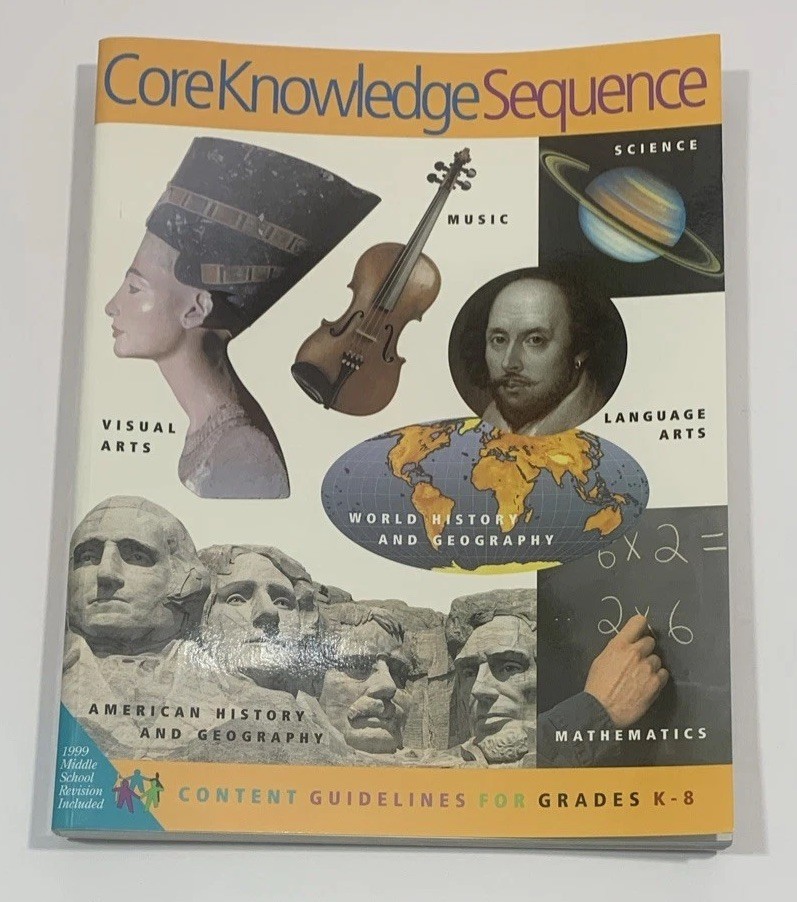 Core Knowledge Sequence Grades K-8 Homeschool Curriculum Guide Education Book