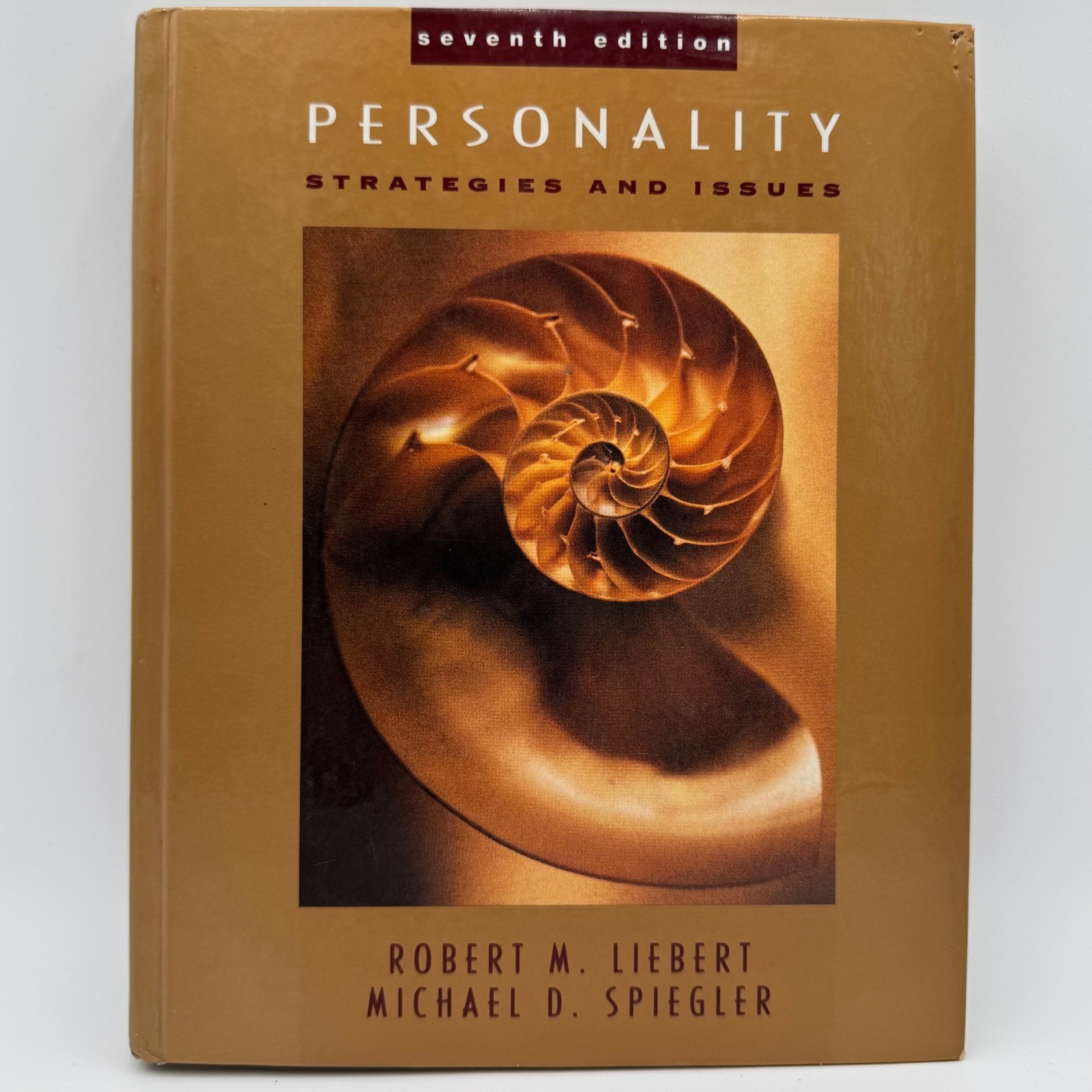 Brooks Cole Personality Strategies and Issues 7th Ed Liebert Spiegler Textbook