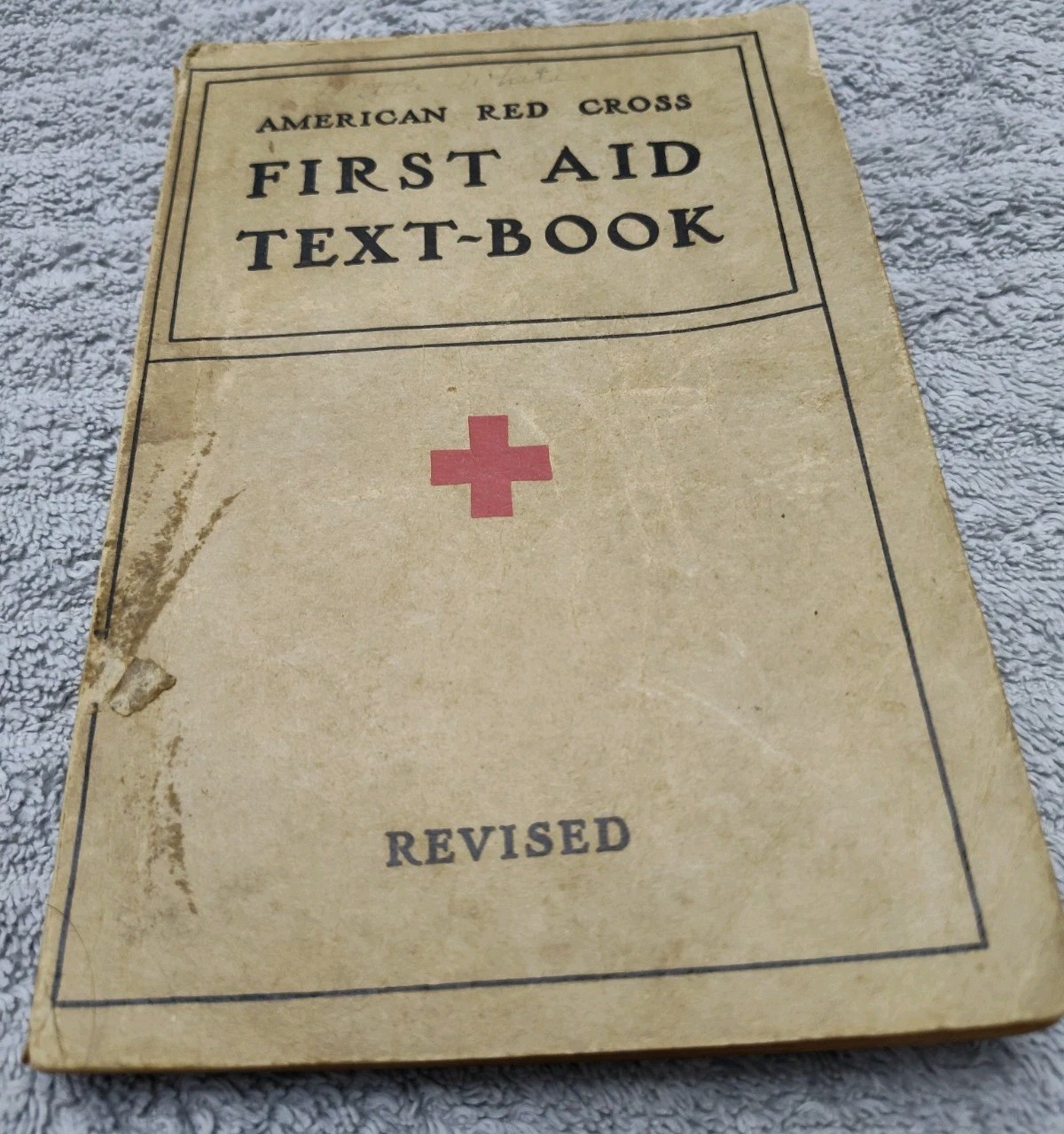 American Red Cross First Aid Text-Book Revised 1933 1940 Paperback Illustrated