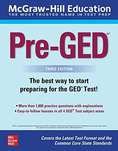 McGraw-Hill Education Pre-GED, Thir…, McGraw Hill Edi