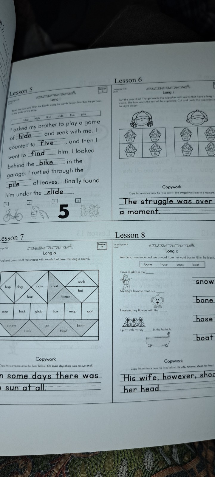 EP Language Arts 1 Parent’s Guide: Pronouns Spelling Nouns plural Etc.. Homescho