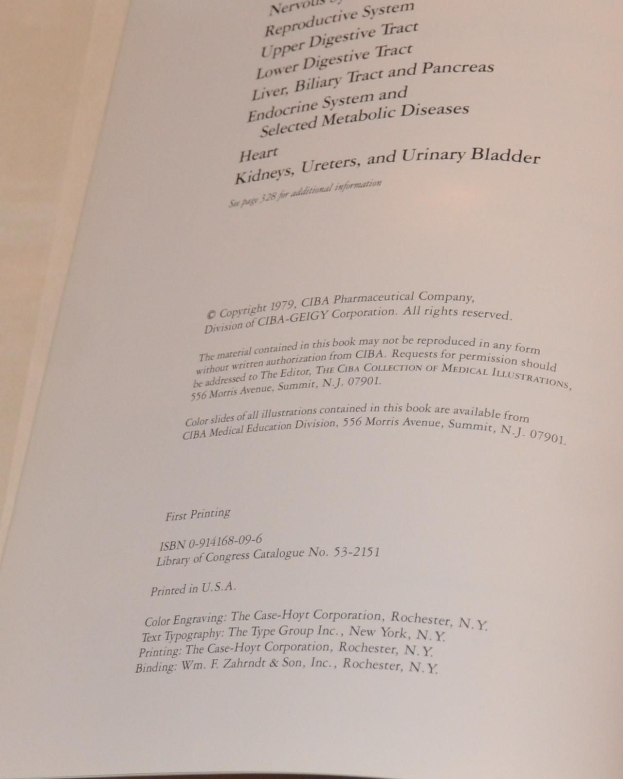 The Ciba Collection of Medical Illustrations Vol. 7 Respiratory System 1st Print
