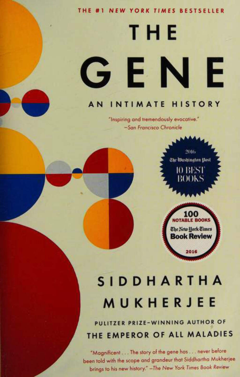 The Gene: An Intimate History Siddhartha Mukherjee(2017)