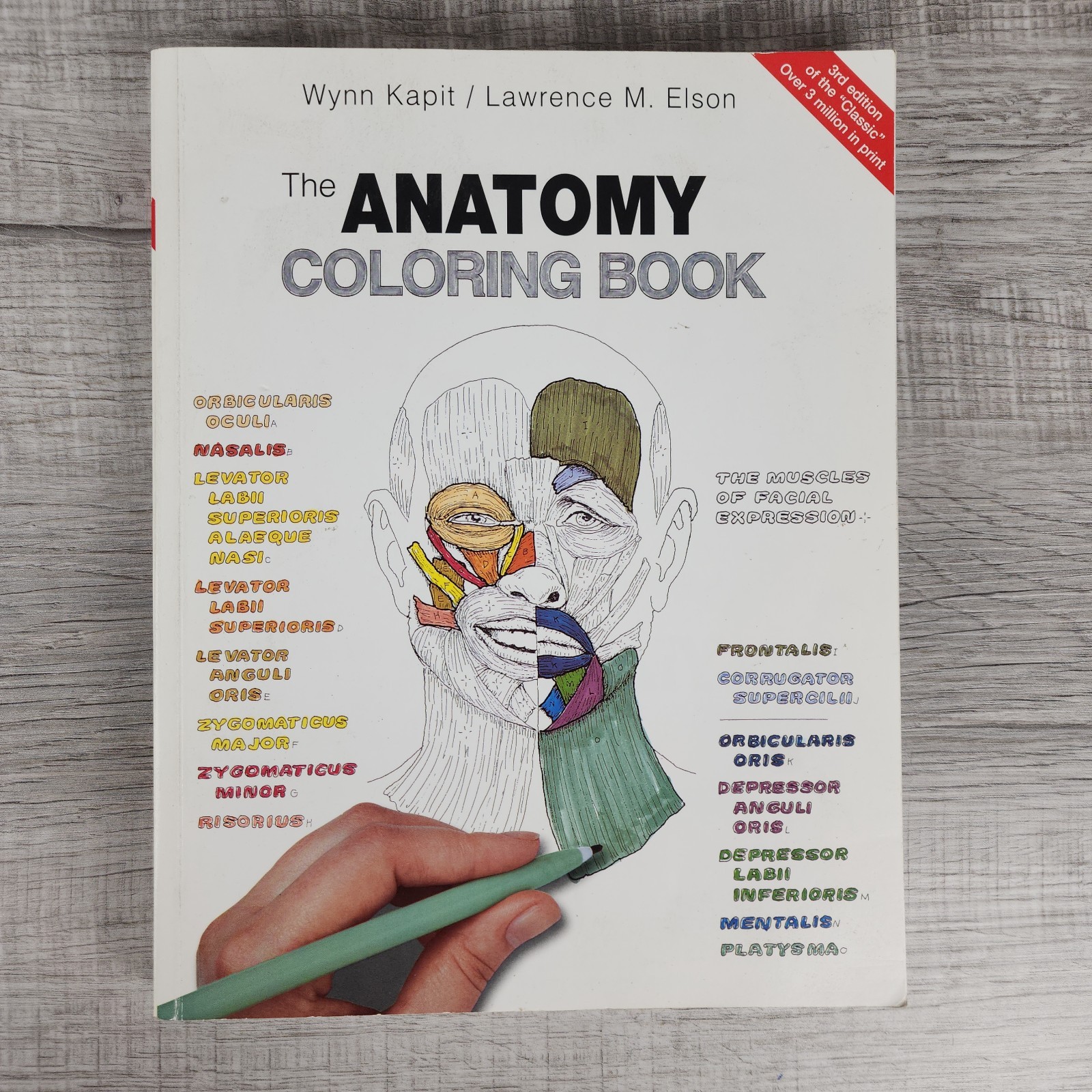 Anatomy Coloring Book by Wynn Kapit and Lawrence M. Elson (2001) Trade Paperback