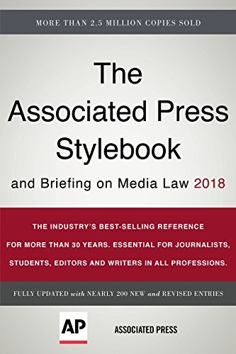 The Associated Press Stylebook 2018…, Press, Associat