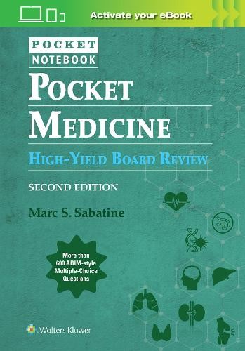 MARC SABATINE Pocket Medicine High Yield Board Review: P (Paperback) (UK IMPORT)