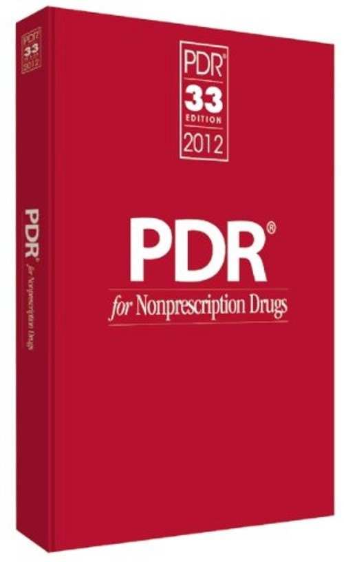 PDR for Nonprescription Drugs 2012 Hardcover PDR Staff