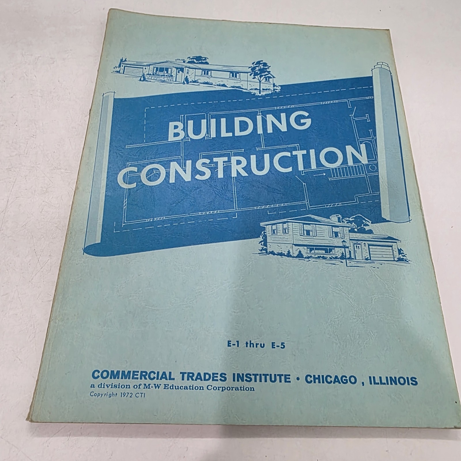 Building Construction Books Lot Of 19 Commercial Trades Institute 1969-1973
