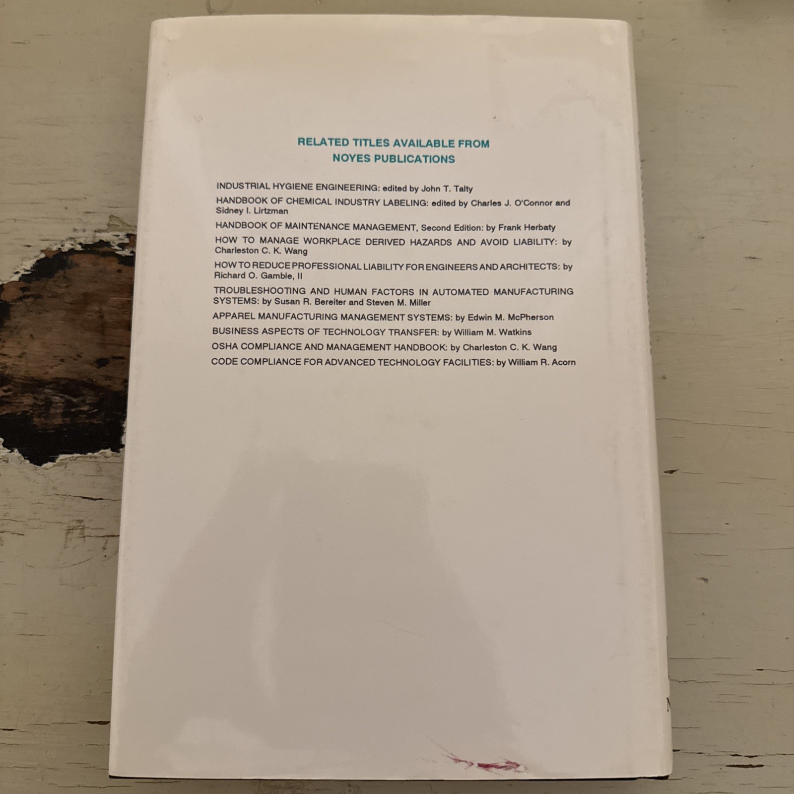 Engineering Documentation Control Handbook Frank Watts Noyes Publications 1993