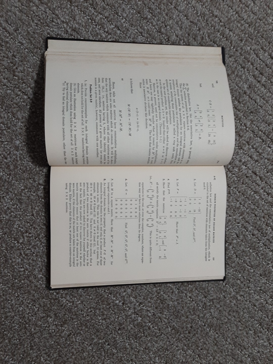 Selections From Modern Abstract Algebra, Richard V. Andree Hardcover 1958 / 1966
