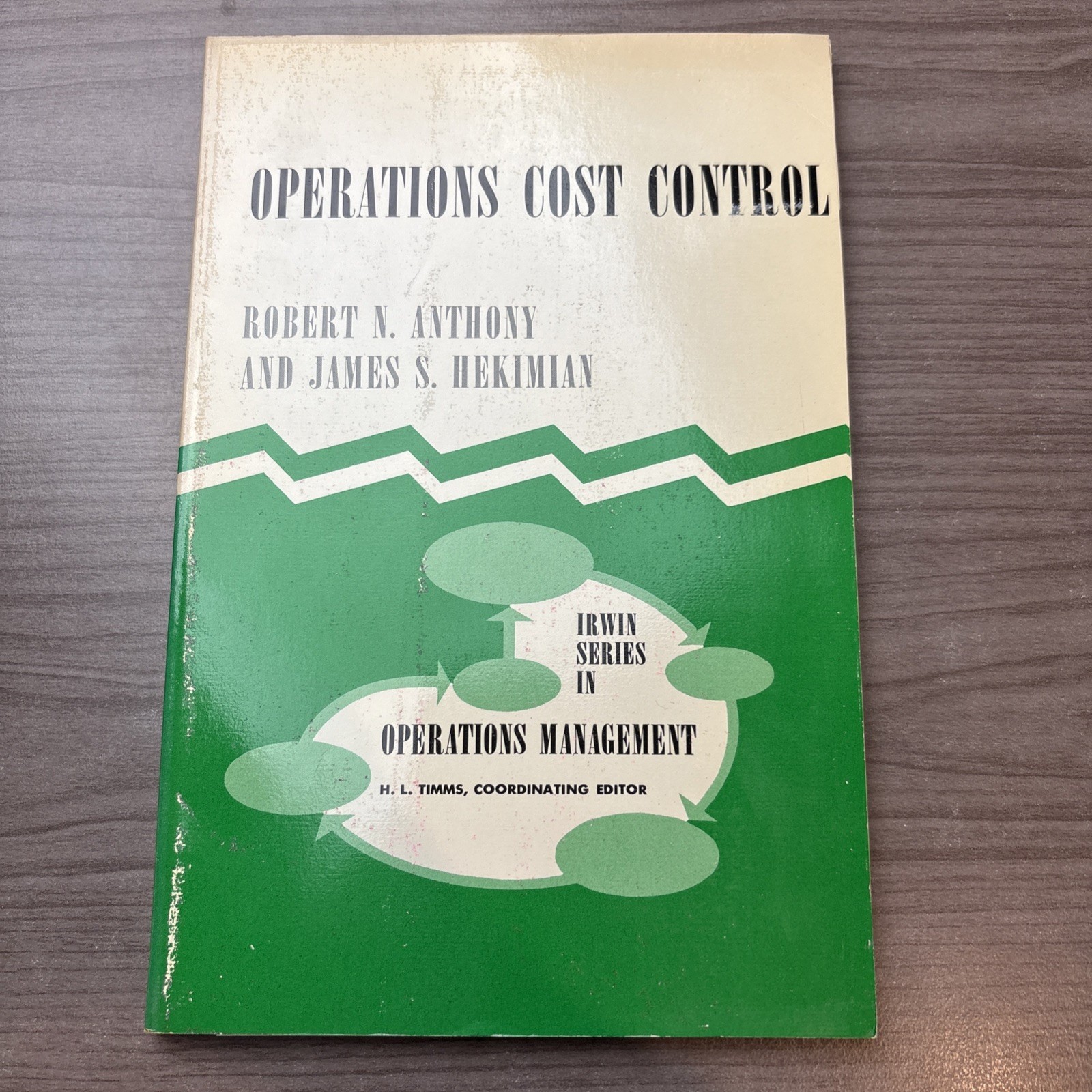 Operations Cost Control Robert N. Anthony & James N. Hekimian Irwin Series In Op