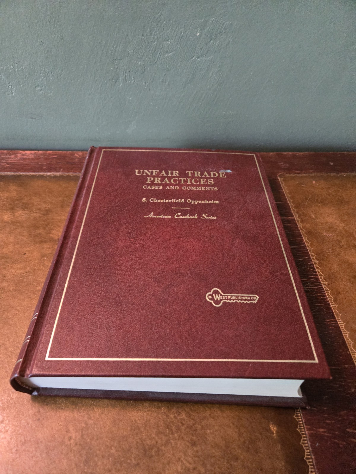 Unfair Trade Practices Cases And Comments By S Chesterfield Oppenheim 1965 HC