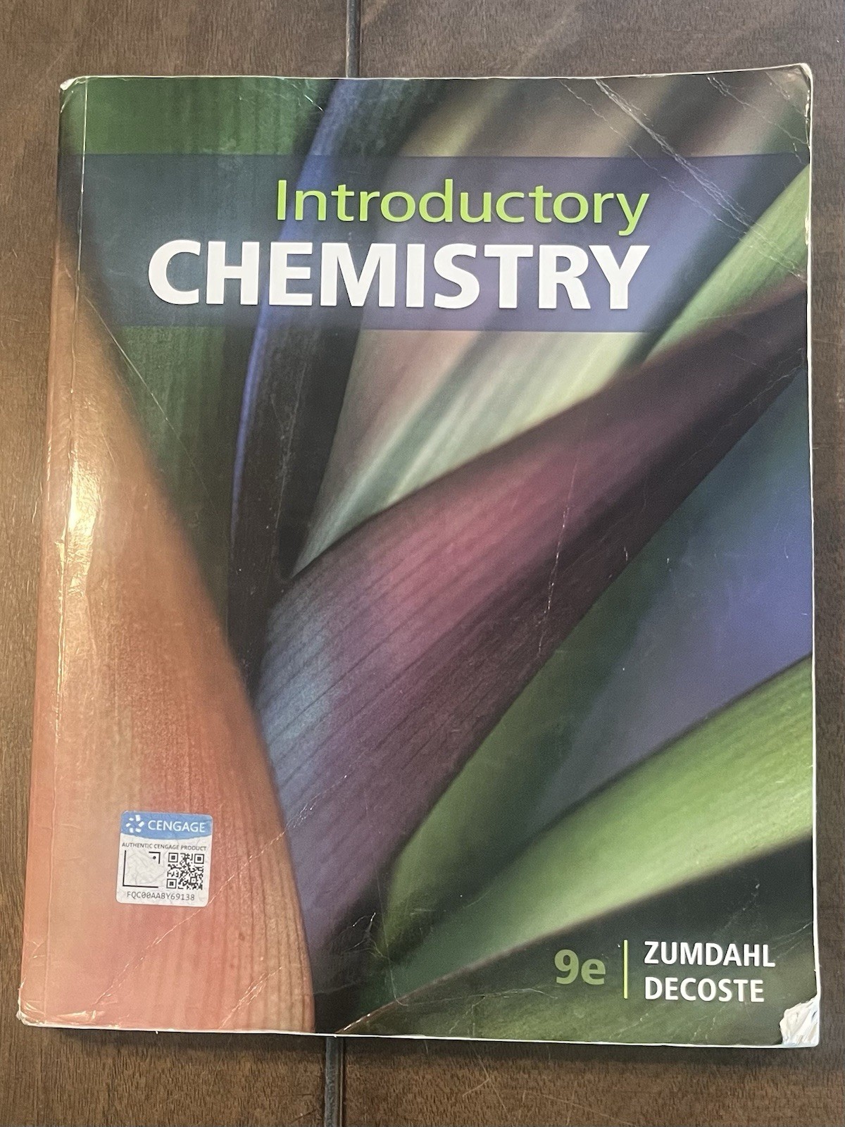 Introductory Chemistry by Donald J. DeCoste and Steven Zumdahl – GOOD