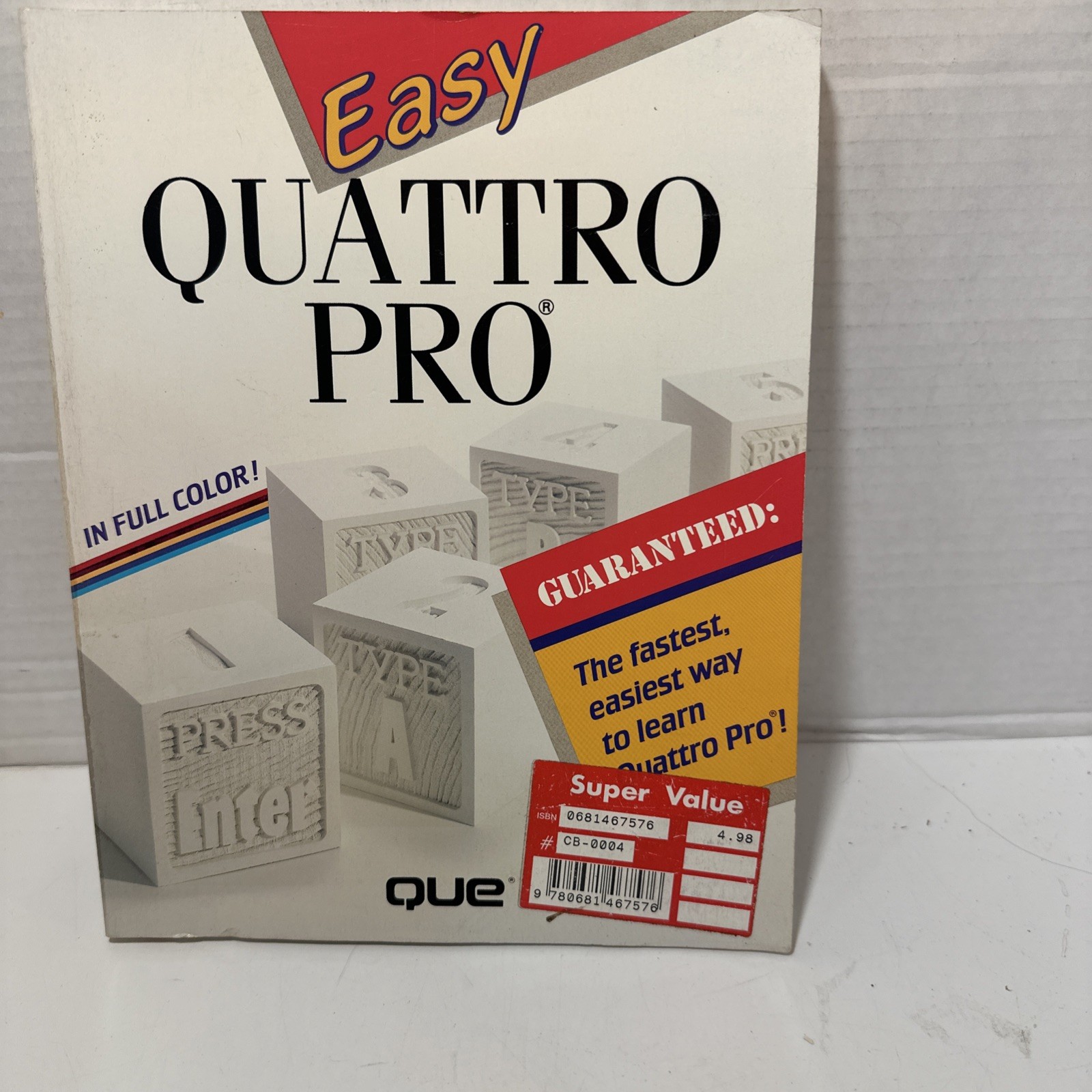 Easy Quattro Pro by Shelley O’Hara (1991, Softcover)
