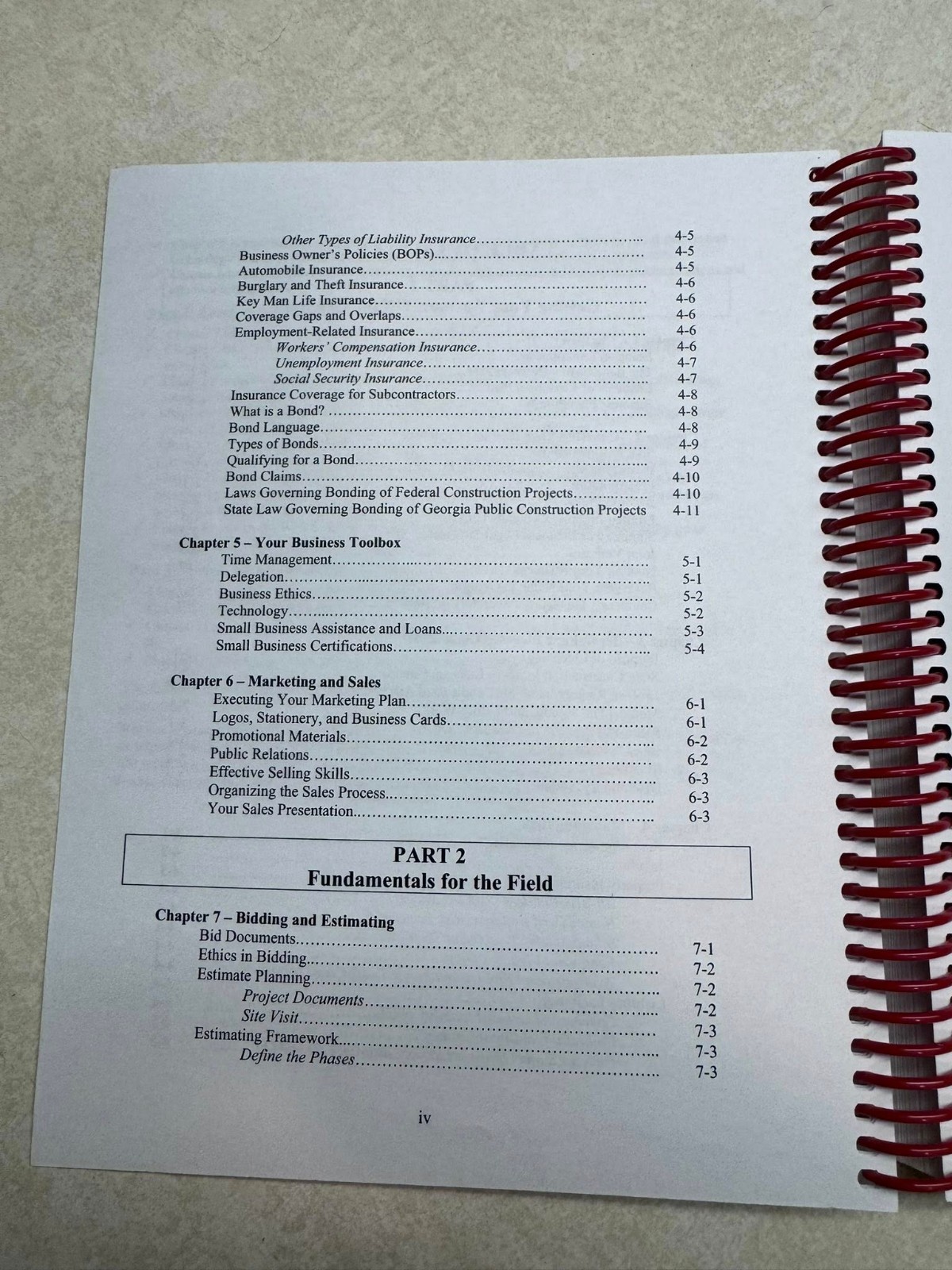 NASCLA Georgia Contractors Guide Business Law & Project Management 4th Edition