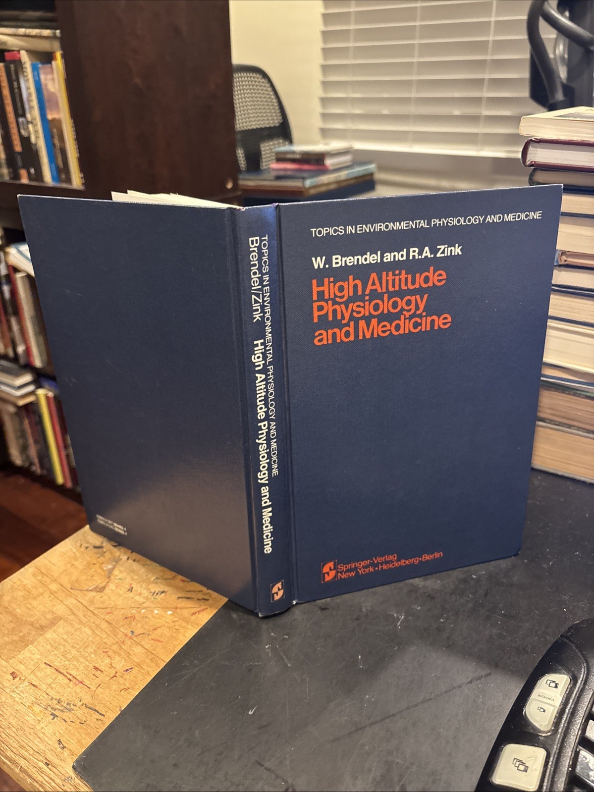 HIGH ALTITUDE PHYSIOLOGY AND MEDICINE W. Brendel & R.A. Zink 1982 HC 1st