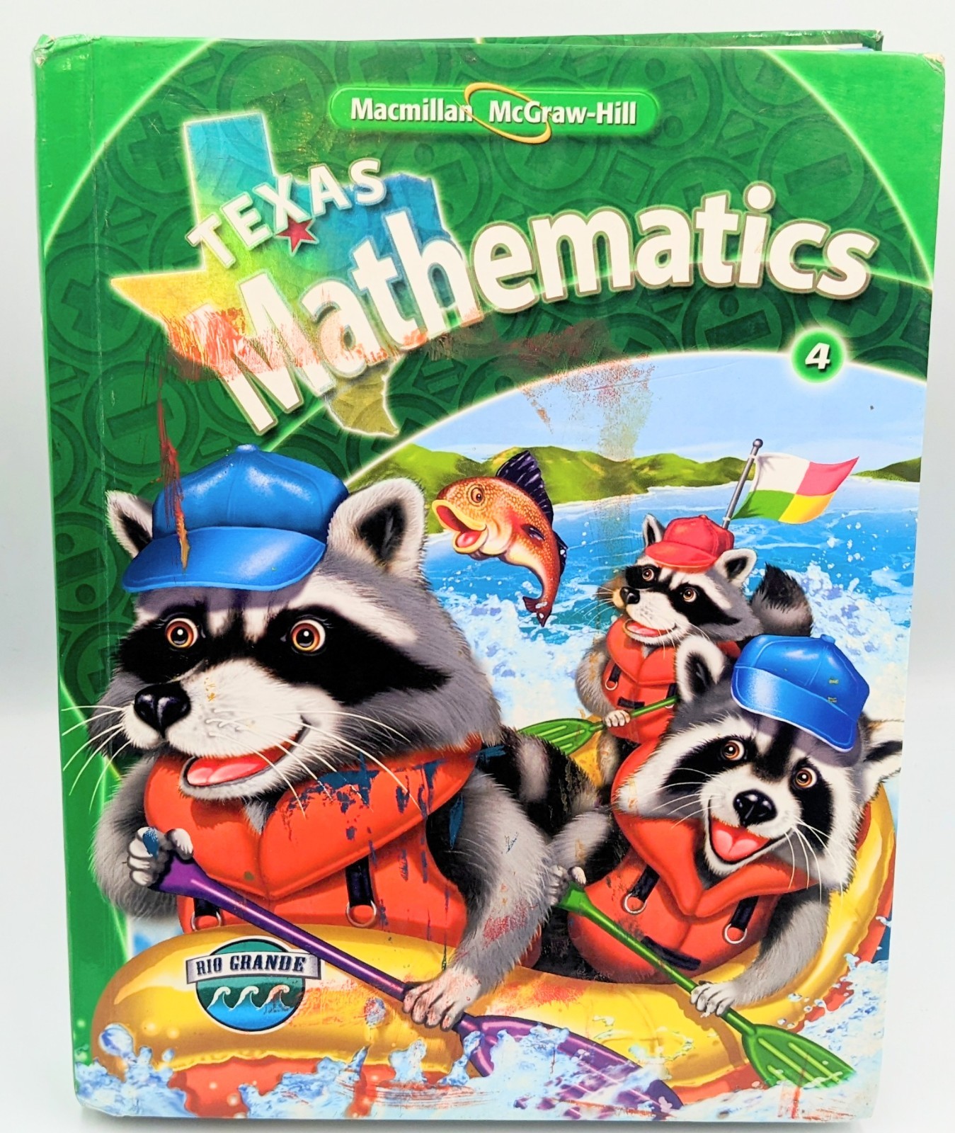 Texas Mathematics 4 2009 Macmillan McGraw-Hill Hardcover Textbook