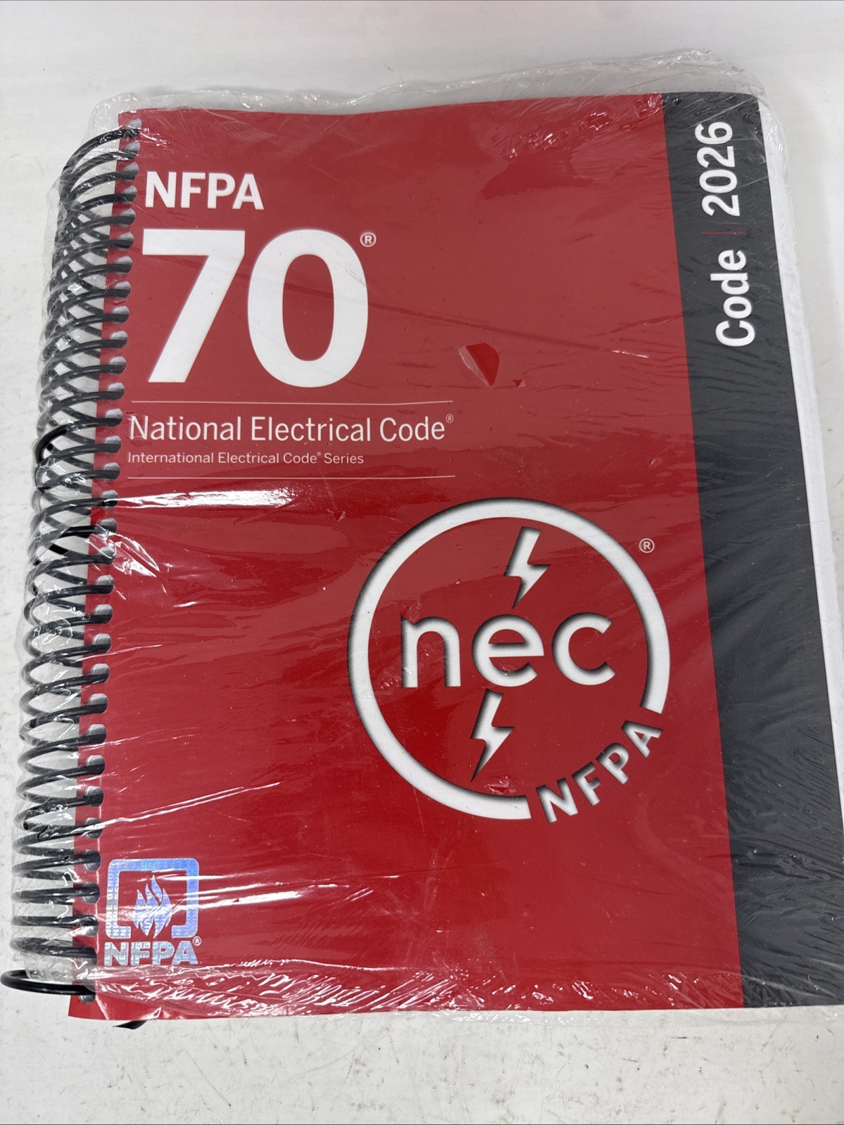 NFPA 70, NATIONAL ELECTRICAL CODE NEC 2026 SPIRALBOUND National Fire Protection