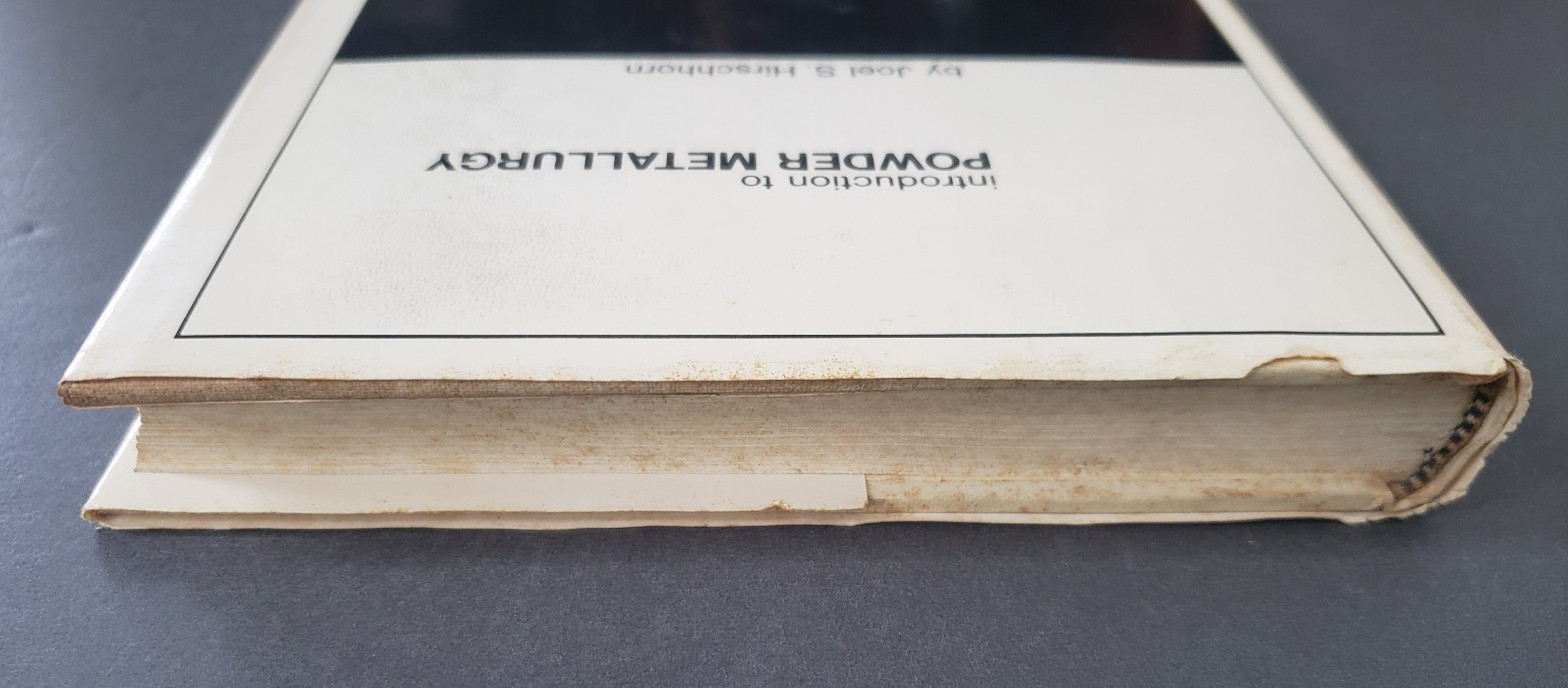 **RARE** Introduction to Powder Metallurgy Reference Book by Joel S Hirschhorn