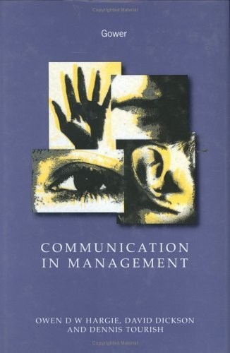 Communication in Management by Dickson, David Hardback Book The Fast Free