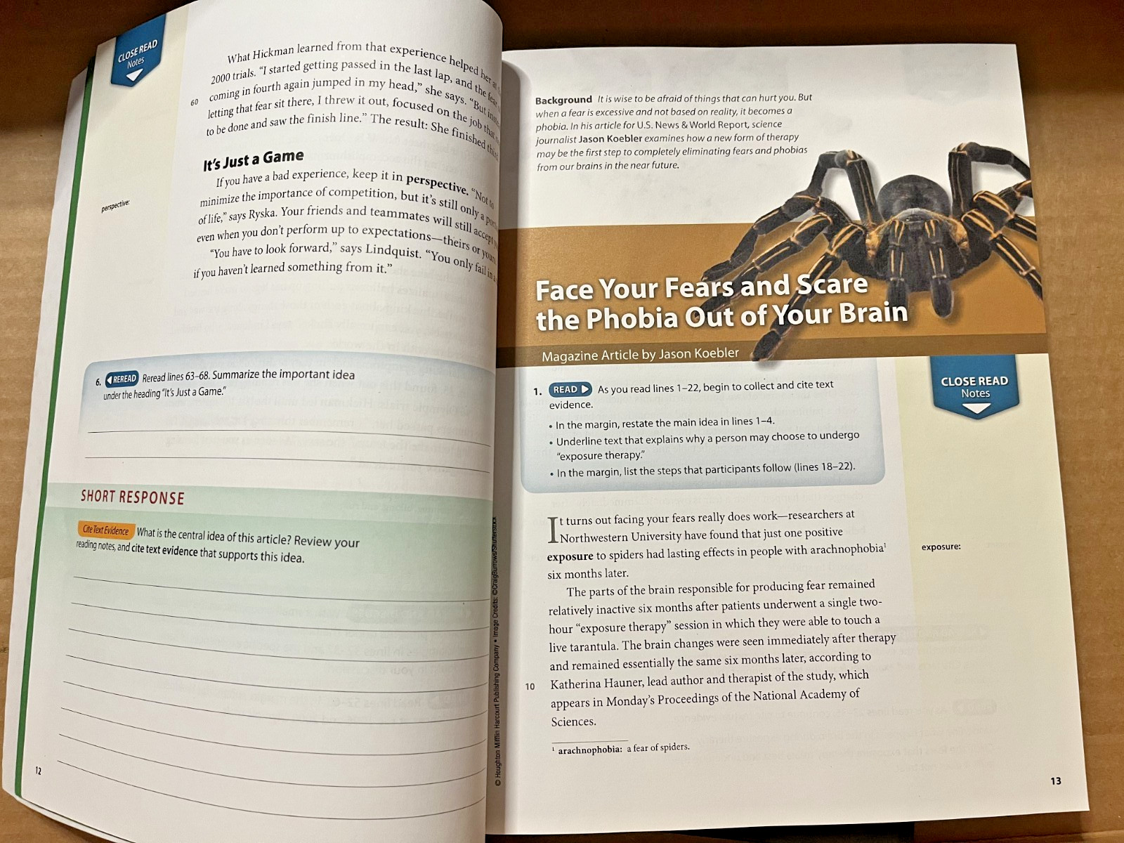 Collections Close Reader Workbook & Textbook Grade 6 Houghton Mifflin Harcourt