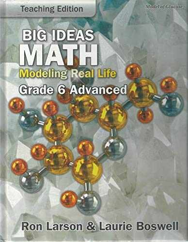 Big Ideas Math: Modeling Real Life, – Hardcover, by Ron Larson & – Very Good