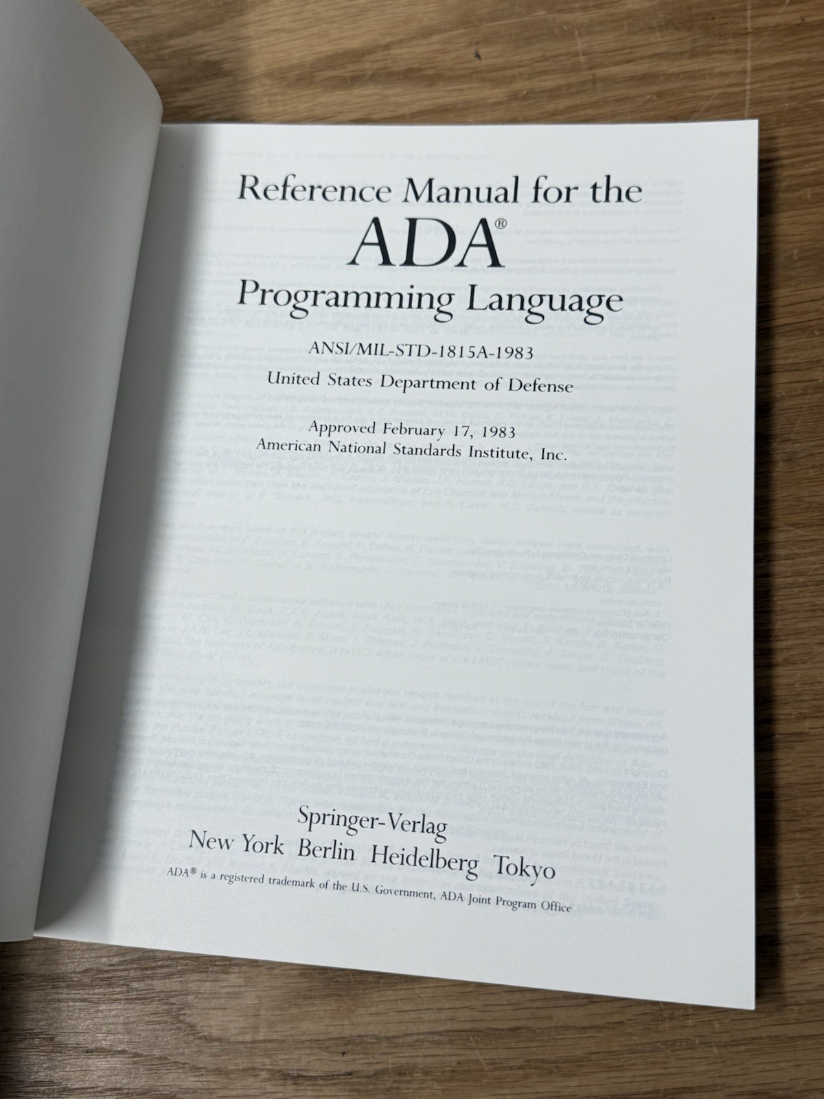 Reference Manual for the ADA Programming Language | US Department of Defense