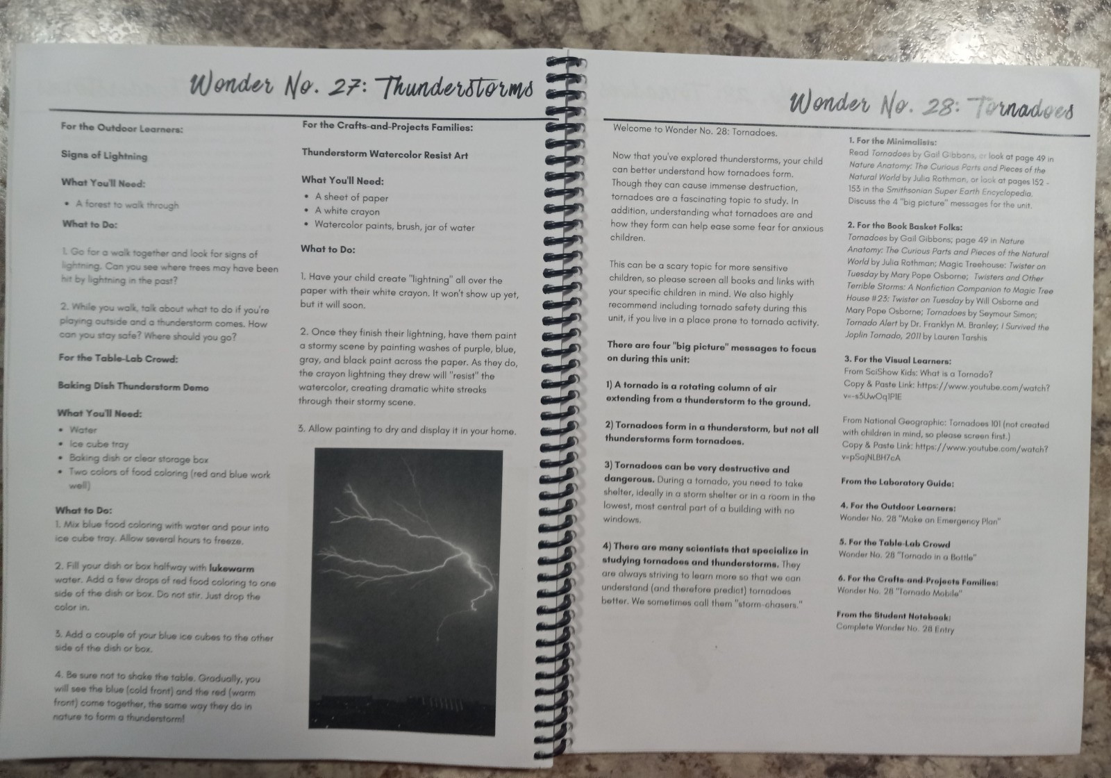 Blossom & Root Science Year 1 Lab & Parent Guide Wonders of The Earth and Sky