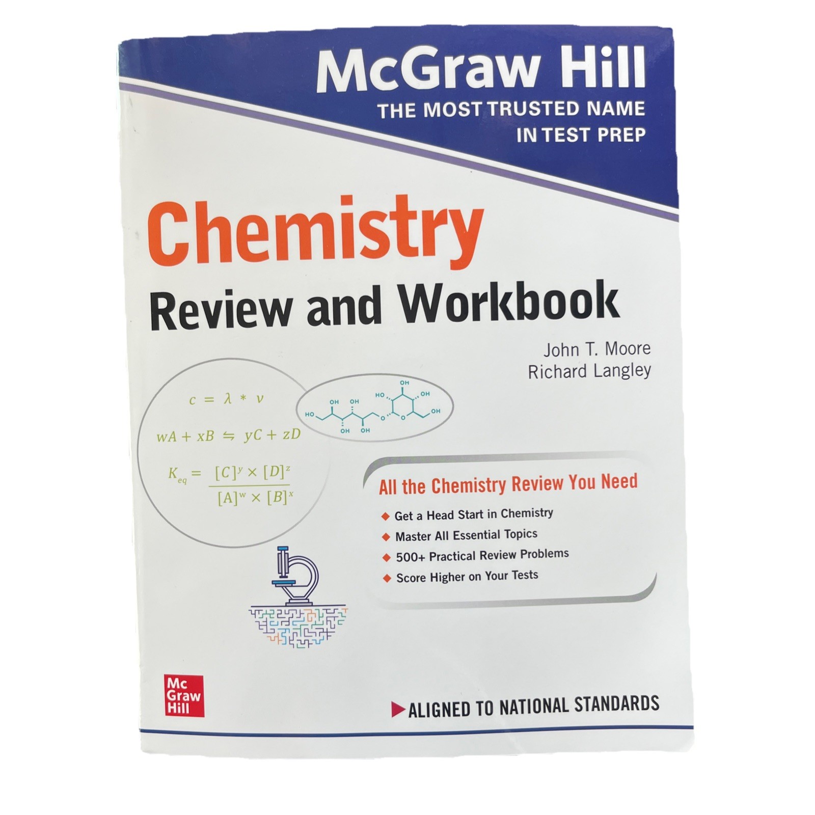 NEW McGraw Hill Chemistry Review And Workbook – 311 Pages