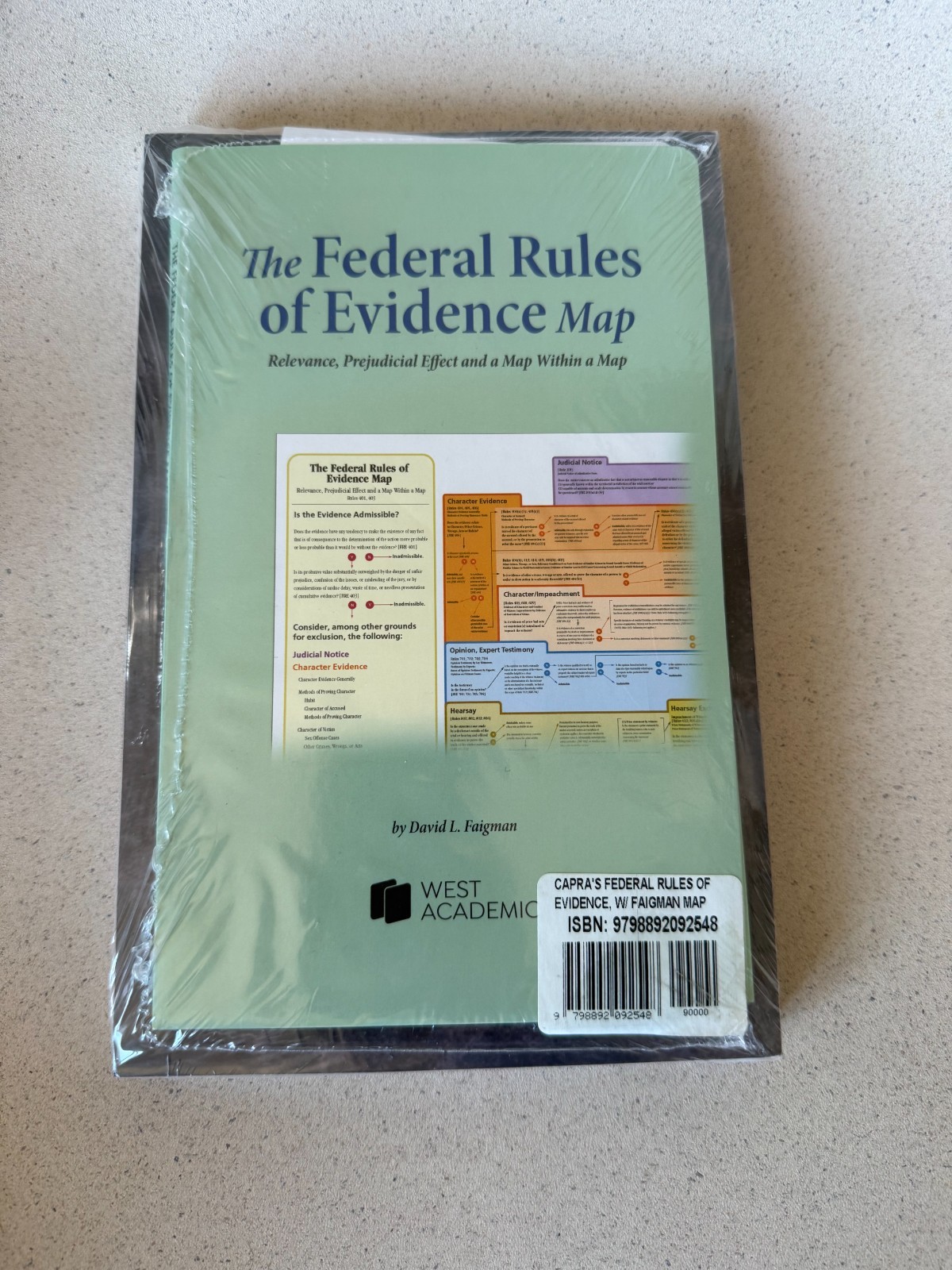 West Academic Federal Rules Of Evidence 2024-2025 WITH MAP BRAND NEW