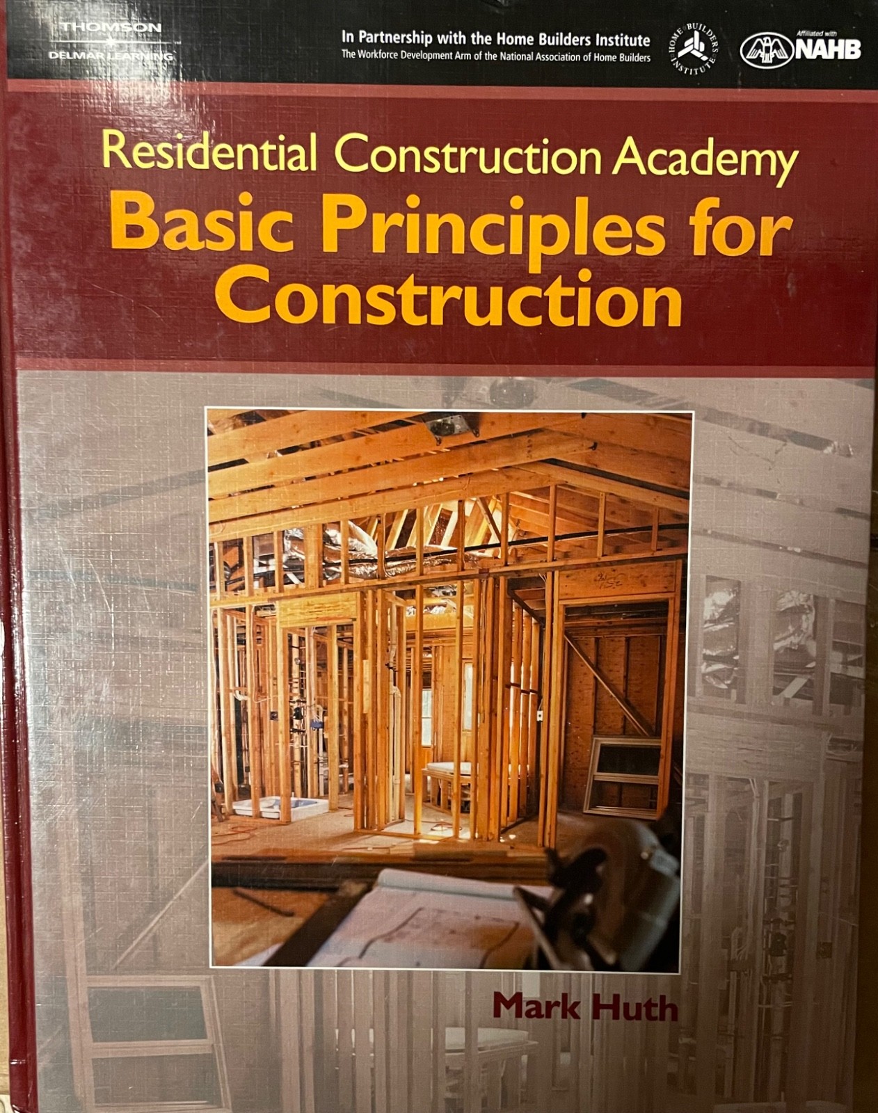 RCA Basic Principles for Construction Huth Textbook Carpentry Trade Free Ship