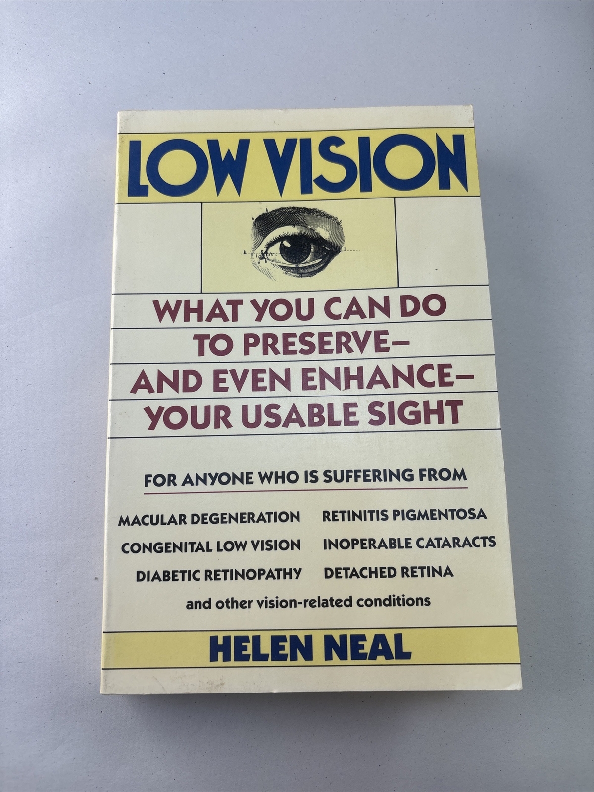 Low Vision by Helen Neal (1990, Trade Paperback)