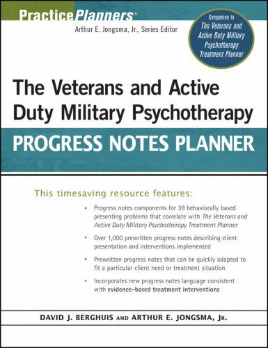 Veterans and Active Duty Military Psychotherapy Progress Notes Planner, Paper…