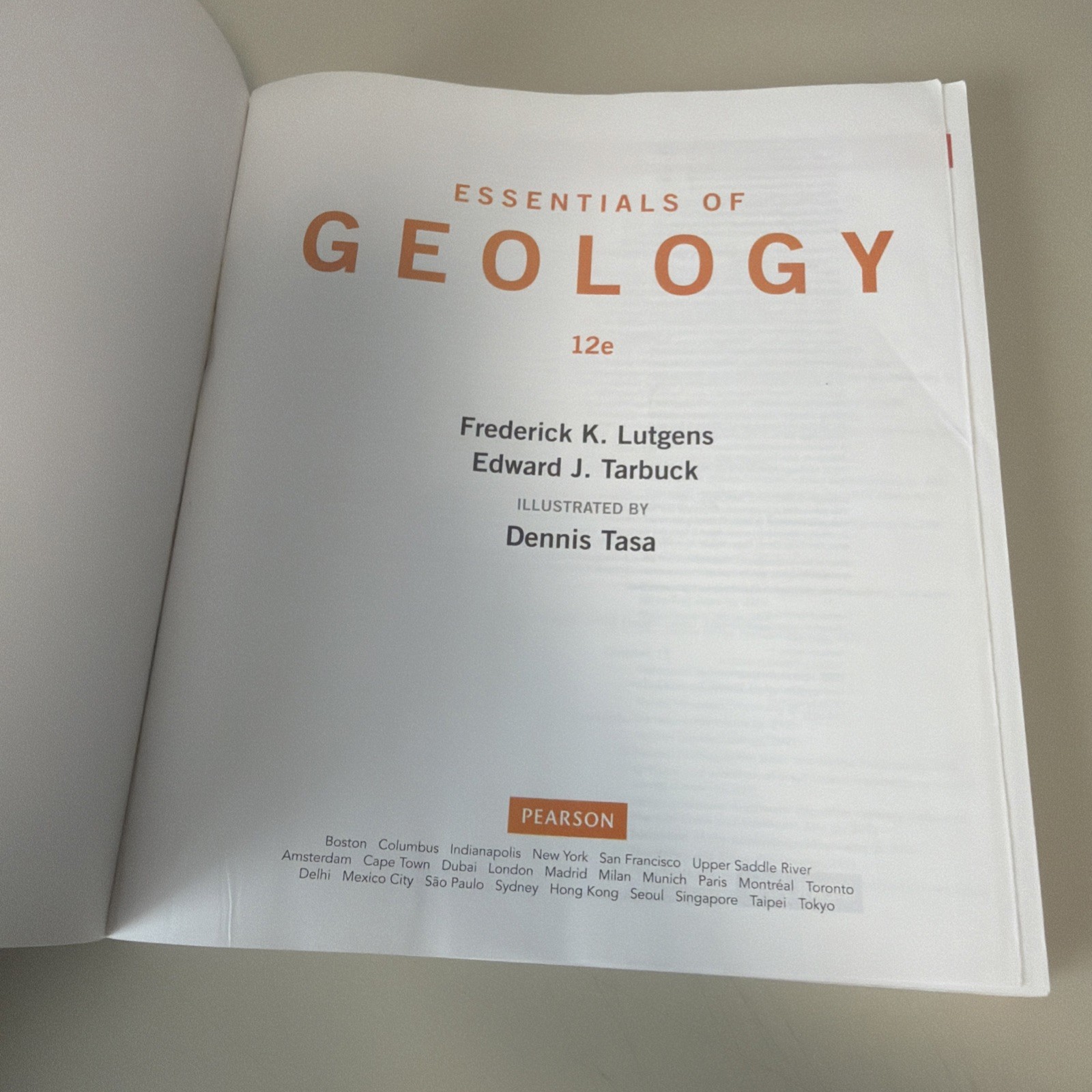 Essentials of Geology (12th Edition) by Lutgens