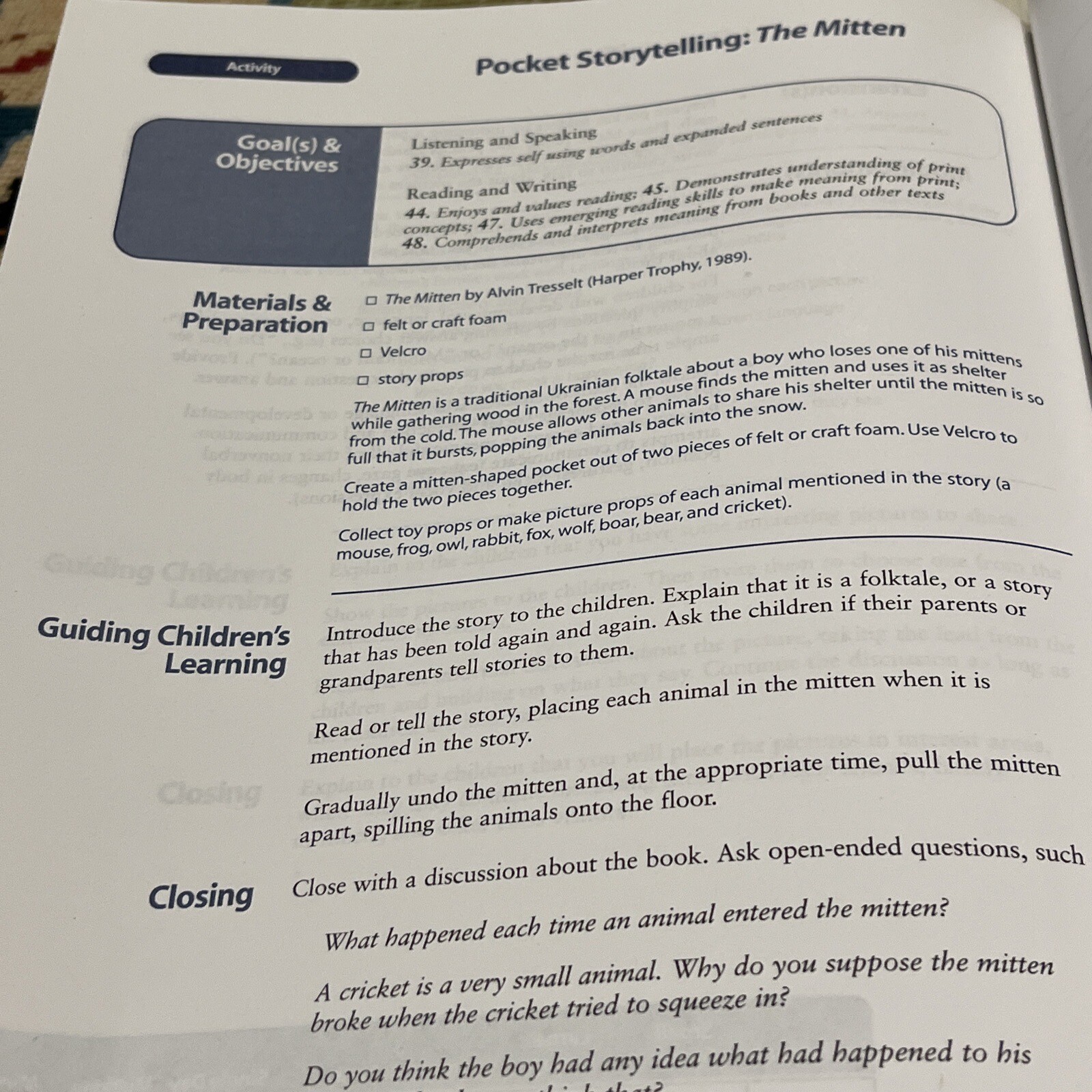 Literacy: The Creative Curriculum Approach~great For Homeschooling~extra Help