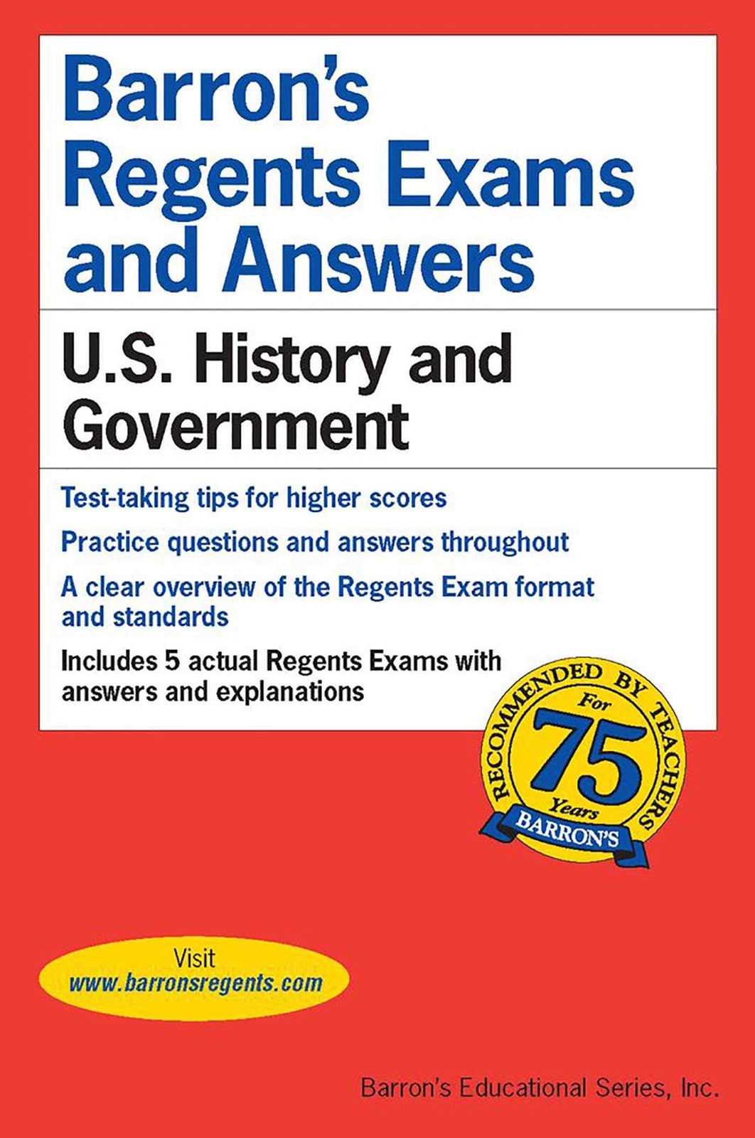 Regents Exams and Answers: U.S. History and Government (Barron’s Regents NY)