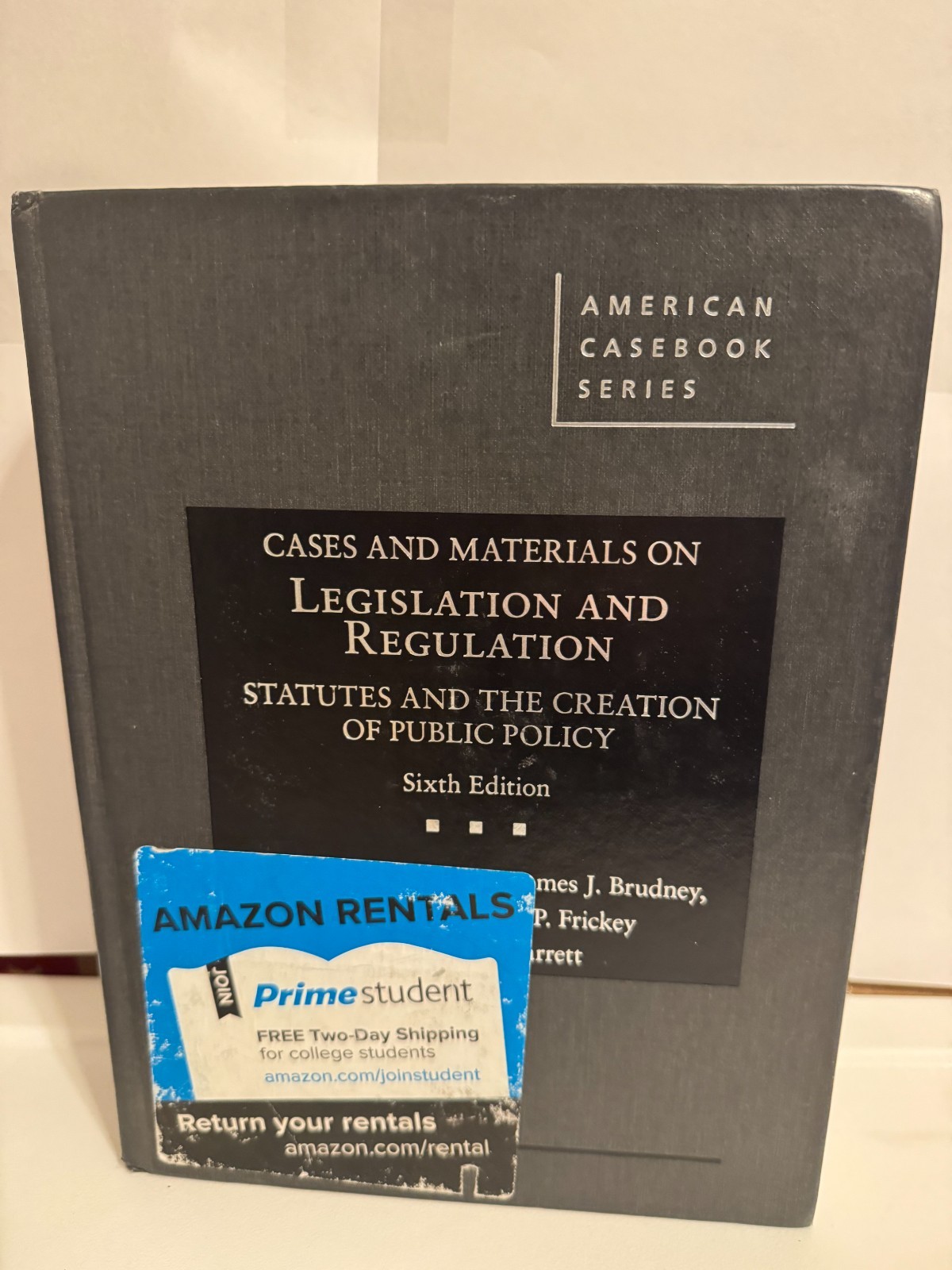 Legislation and Regulation – Eskridge, Brudney… (6th ed.)