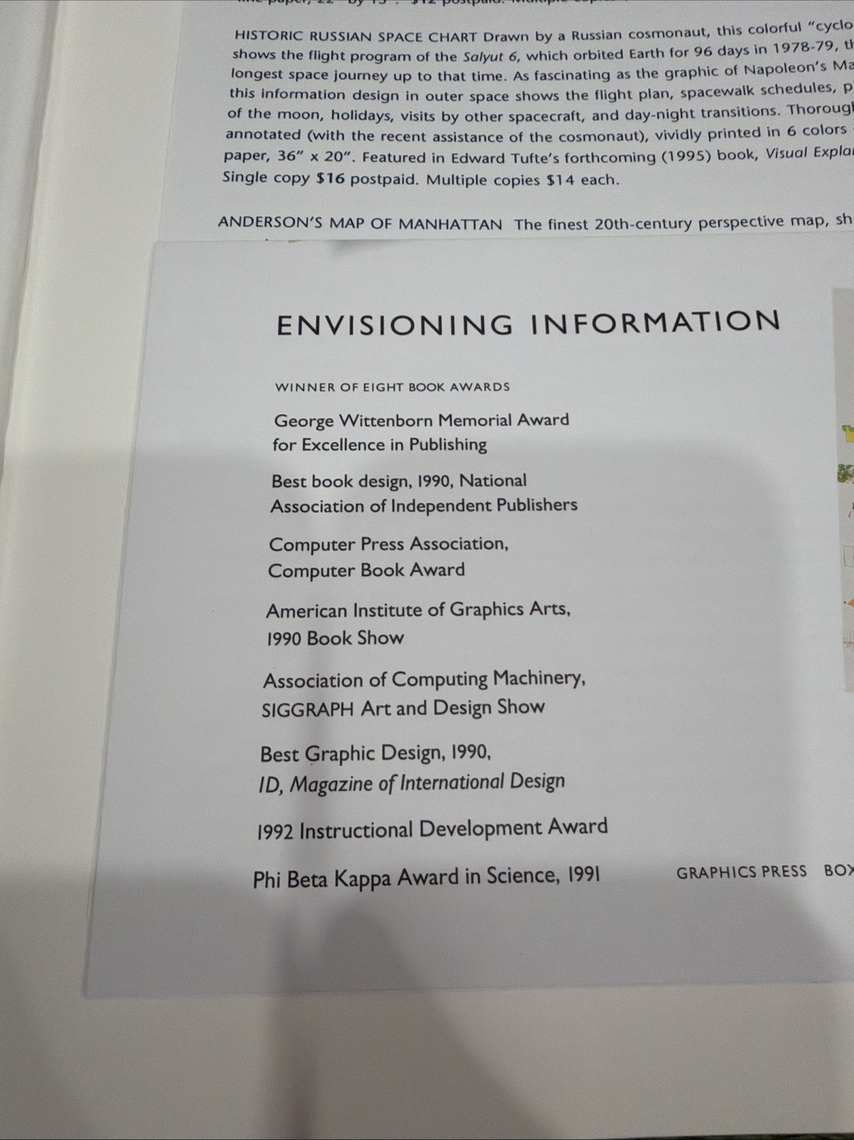 Envisioning Information by Edward R. Tufte (1990, Hardcover) new