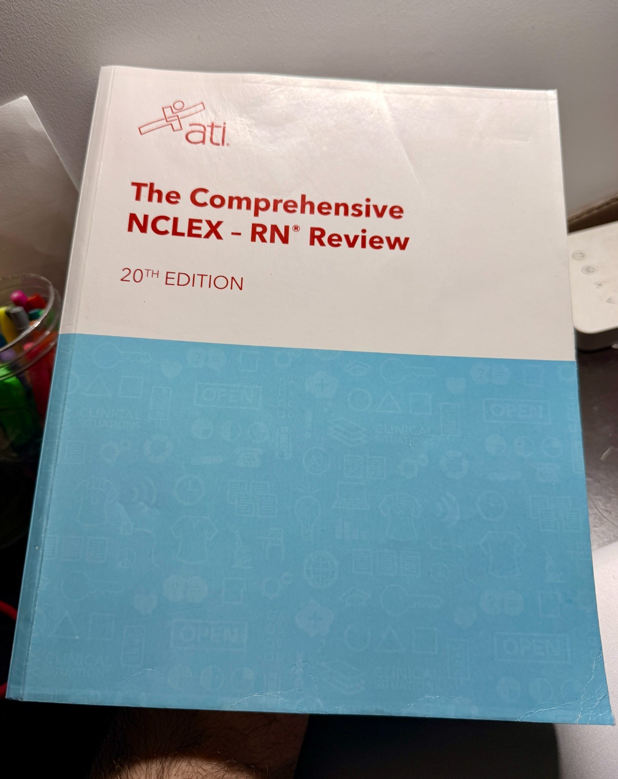 The Comprehensive NCLEX-RN Review 20th Edition- Paperback- Good Condition
